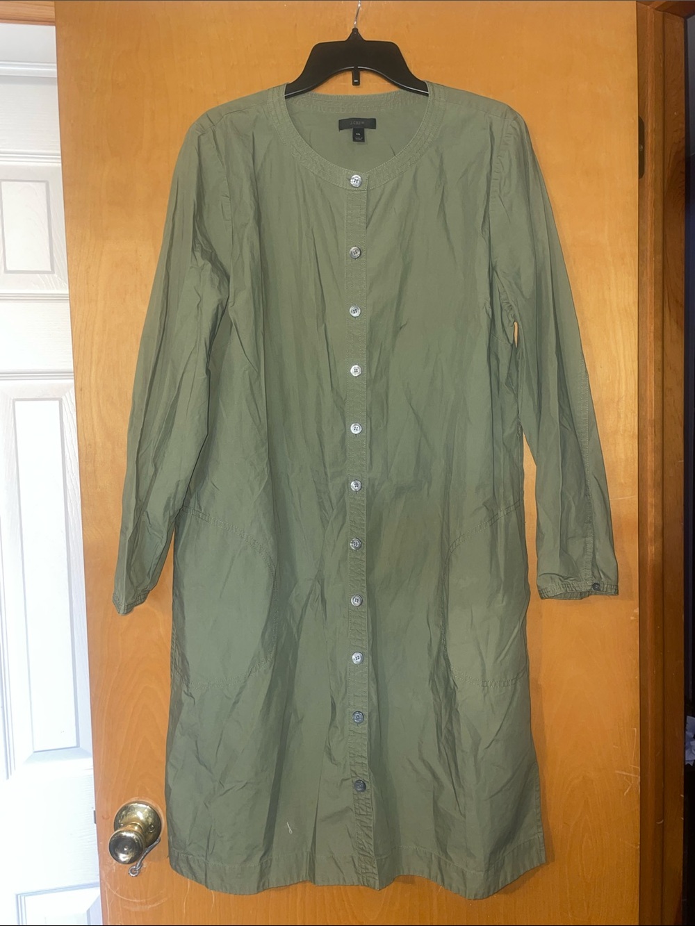 J. Crew 100% cotton dress with pockets size XXL